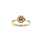 vintage Gouden ring met roosdiamant 14 krt