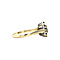 vintage Entourage ring met saffier en diamant 9 krt