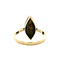 vintage Bicolour gold ring with rose diamond 14 crt