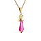 vintage Gold pendant with ruby 14 crt