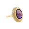 vintage Gold ring with amethyst 14 crt