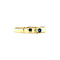 vintage Gold ring with sapphire 14 crt