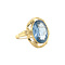 vintage Gold ring with topaz 14 crt