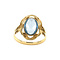 vintage Gold ring with topaz 14 crt
