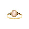 vintage Ring with rose quartz 9 krt