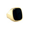 vintage Gouden zegelring met onyx 14 krt