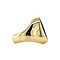 vintage Gouden zegelring met onyx 14 krt