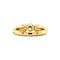 vintage Gold ring with diamond 18 krt