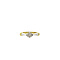 vintage Gouden solitair ring met diamant 18 krt