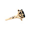 vintage Ring met stersaffier 12 krt