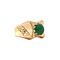 vintage Gouden ring met turkoois 18 krt