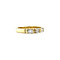 vintage Gold ring with diamond 14 krt