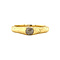 vintage Gouden ring met roosdiamant 14 krt