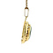 vintage Gold pendant with green spinel 14 krt