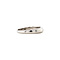 vintage White gold pinky ring with diamond 14 krt