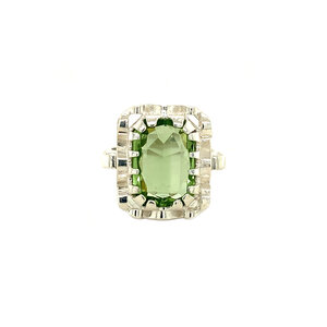 Queen's ring 925 - Lime Quartz