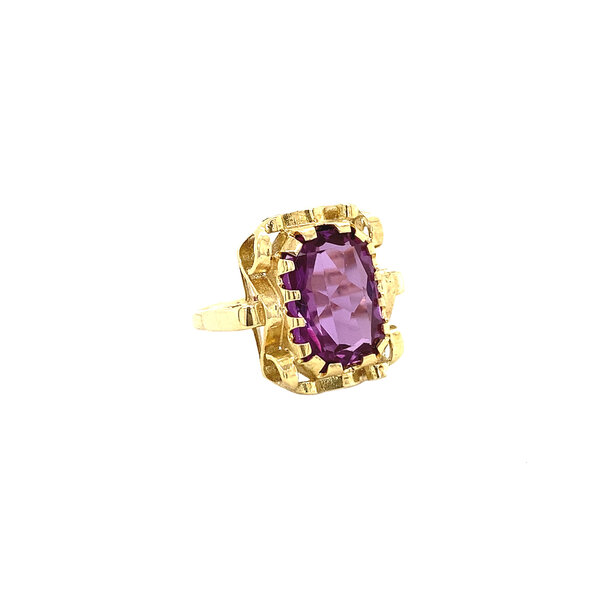 vintage Queen's ring 14 krt - Lavender Love