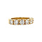 vintage Gold row ring with diamond 14 krt