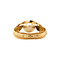 vintage Gold ring with pearl 18 krt