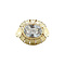vintage Gold ring with aquamarine 14 krt