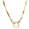 vintage Gold necklace fantasy 48 cm 14 krt