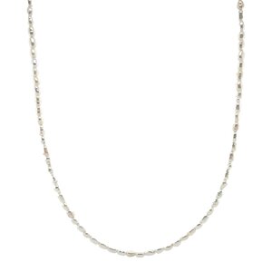 Parel collier met gouden sluiting 40.5 cm 14 krt