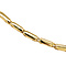 vintage Gouden collier met witgouden hanger met diamant 44.5 cm 14 krt