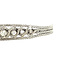 vintage White gold bracelet with diamonds 19 cm 14 krt
