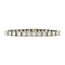 vintage White gold tennis bracelet with diamonds 14 krt