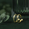 vintage Gold meander earrings 14 krt