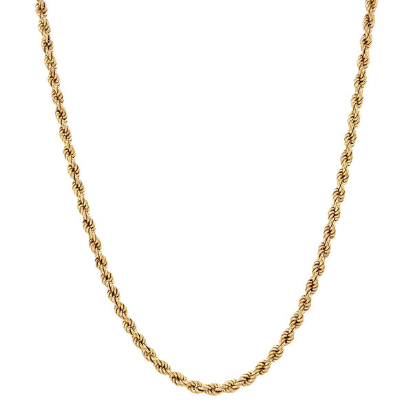 vintage Gold necklace cord 50 cm 14 krt