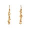 vintage Gold fantasy earrings 14 krt