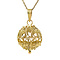 vintage Gold pendant filigree 14 krt