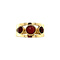 vintage Gouden ring met carneool 14 krt