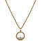 vintage Gouden collier Chopard met Happy Diamonds hanger 43 cm 18 krt