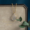 vintage Gouden collier Chopard met Happy Diamonds hanger 43 cm 18 krt