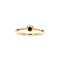 vintage Gouden solitair ring met roosdiamant 14 krt