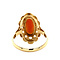 vintage Gouden ring met camee 14 krt