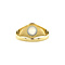 vintage Gouden ring met maansteen 14 krt
