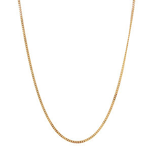 Gold necklace gourmet 42 cm 14 krt