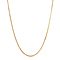 vintage Gold necklace gourmet 42 cm 14 krt