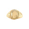 vintage Gold signet ring 14 krt