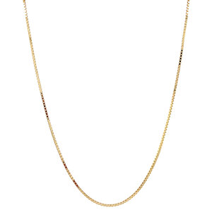 Gold length necklace venetian 44.5 cm 14 krt