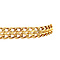 vintage Gouden armband dubbele gourmet 19 cm 18 krt