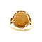 vintage Gouden ring met munt 14 krt