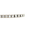 vintage White gold tennis bracelet with diamonds 19 cm 18 krt