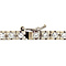 vintage White gold tennis bracelet with diamonds 19 cm 18 krt