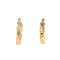 vintage Gold twisted earrings 14 krt