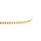 vintage Gold bracelet gourmet 18.5 cm 14 krt