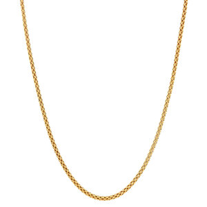 Gold necklace fantasy 45 cm 14 krt